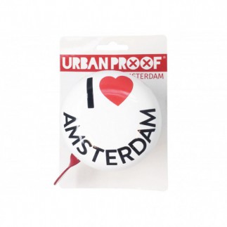 URBAN PROOF Dingdong I Love Amsterdam - dzwonek (biały)