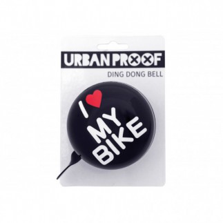 URBAN PROOF Dingdong I Love My Bike - dzwonek (czarny)